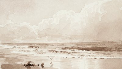 Paisaje Marino con Pájaro de William Trost Richards